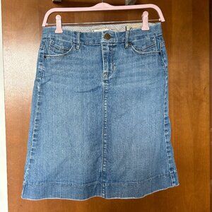 gap denim skirt